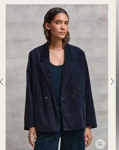 Poetry DOUBLE BREASTED Green Corduroy Jacket Size 14