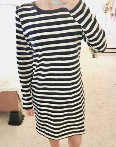 Joe Fresh NWT navy striped shift dress