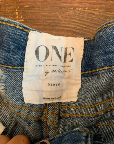 One Teaspoon Denim Shorts Distressed