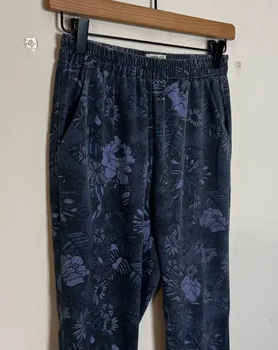 Marine layer - Re-Spun Allison Pant Navy Floral Casual Pull On Travel
