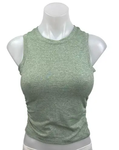 Lululemon Women's Green Sleeveless Racerback Athletic Activewear Crop Tank Top 4