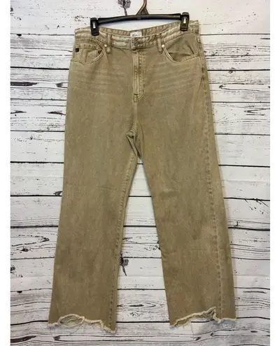 Women's KanCan Jeans Wide Leg Size 15/31 Brown