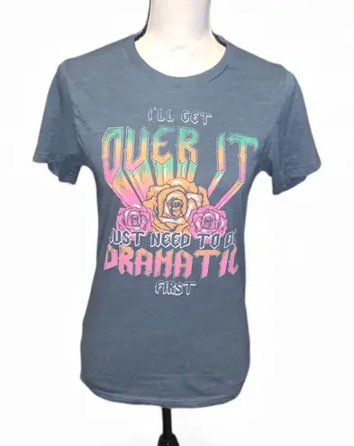 Rustic Ridge Rustic Spirit I’ll Get Over It Just Need To Be Dramatic Short Sleeve Top Roses thumbnail 1