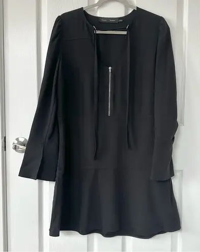 Proenza Schouler Black Bell Sleeve Dress