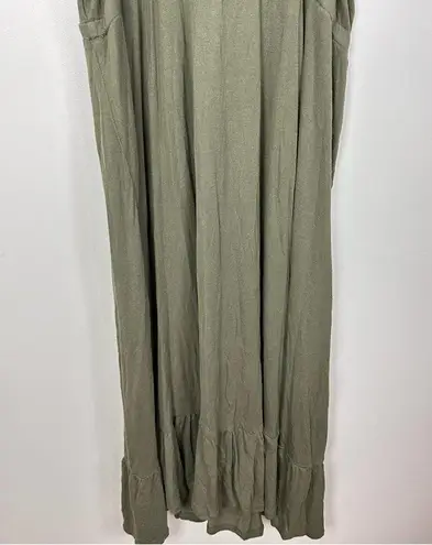 Chelsea 28 Nordstrom Midi Cutout Slip Dress Army Green XXL EUC