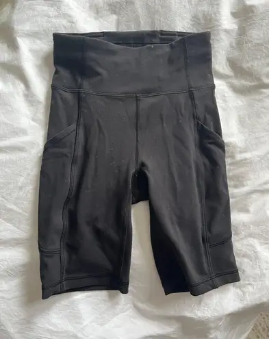 Lululemon Black Biker Shorts