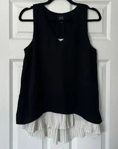 W5 Layered Flyaway Sleeveless Top - Size L
