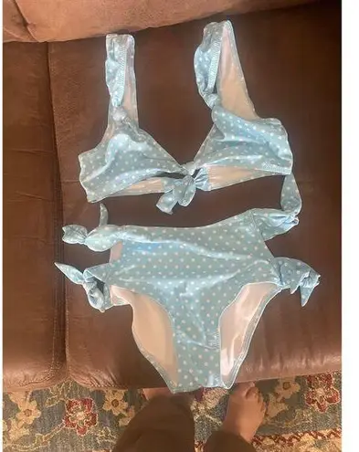 Mon Ami Blue Dot Bikini 2 piece, A74