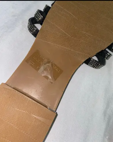 Sandals Black Size 9