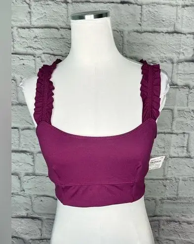 Free People  movement stay centered bralette purple new with tags size medium