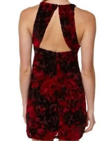 Somedays Lovin NWOT Red Velvet Open Back Dress