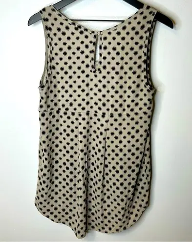 Pleione Black and Tan Tank Top Size S