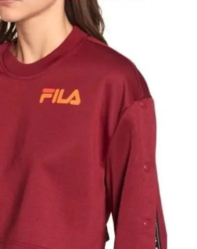 FILA Aurora Flared Crop Sweatshirt