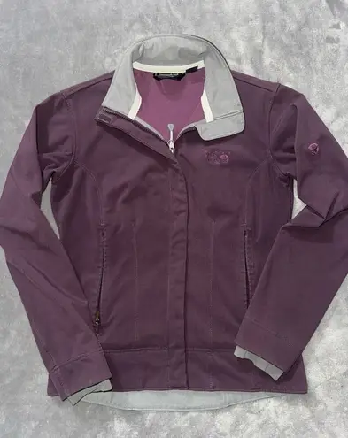 Mountain Hardwear Women's Plum Callisto Full Zip Lined Softshell Sz S