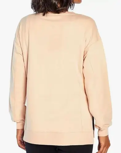 Wildfox But First Cocktails Sommers pink flocked statement sweatshirt sz S small