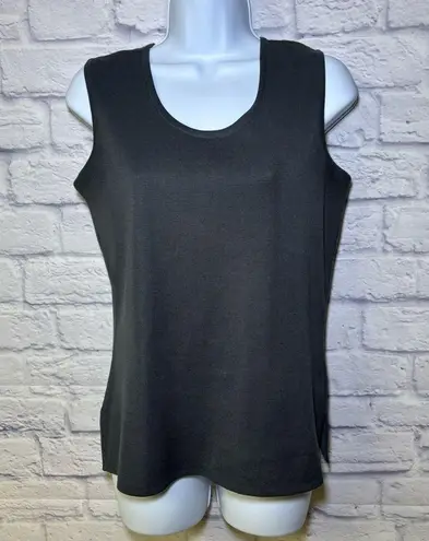 Ming Wang Womens Gray Black 2 Pc Jacket & Tank Top S, XS Business Career