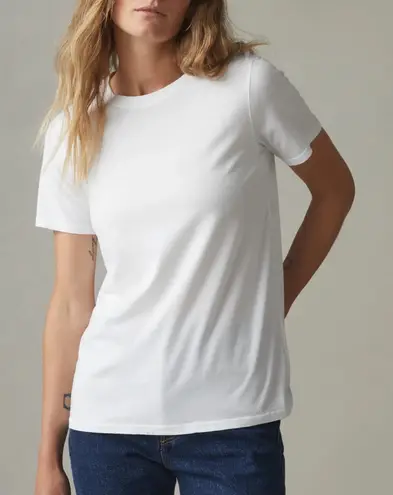 American Giant Classic Crew Neck T Shirt White Basic Made in USA Size M Size M