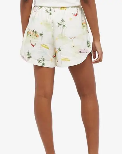 KITRI Patricia Print Short in Palm Springs Size Small White