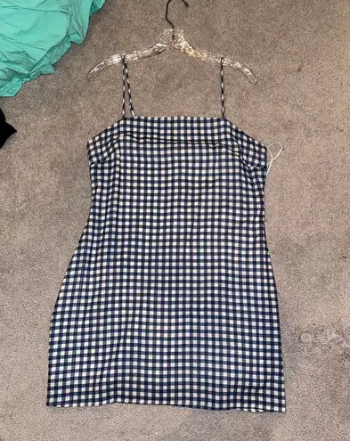 Francesca's Plaid Mini Dress