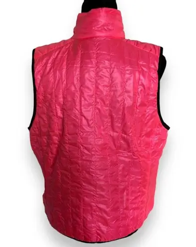 Bermuda Lauren Ralph Active Womens Vest Size XL Neon  Pink Black Quilted NEW