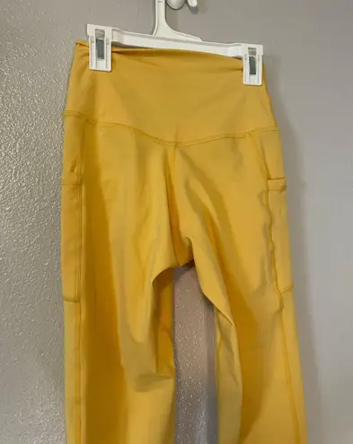 Colorfulkoala Yellow  High Waisted Leggings