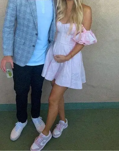 Bardot Sigma Mini Dress In Soft Pink