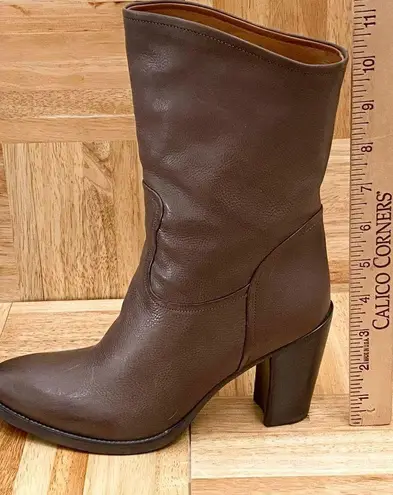 SARTORE Paris Taupe Ginger Grigio Boots Size 36 1/2
