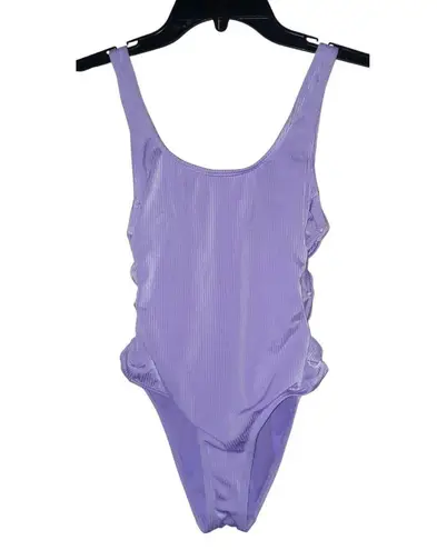 NOBO Purple One Piece Swimsuit Size Small (3
