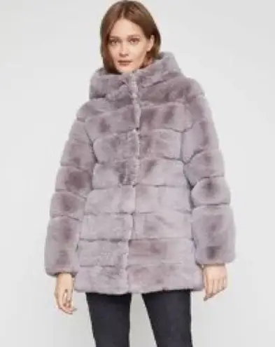 BCBG Max Azria Felicia Faux Fur Hooded Coat