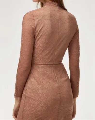 Wilfred lace bodycon long sleeve cocktail dress