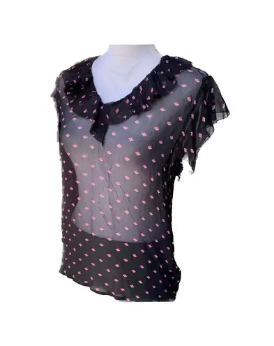 Levete Room LEVATE ROOM Chiffon Sheer Blouse