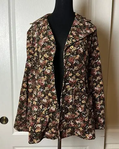 American Vintage 70s VINTAGE CORDUROY FLORAL BLAZER JACKET