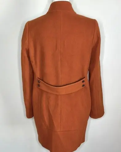 Burnt Orange Pea Coat Size M