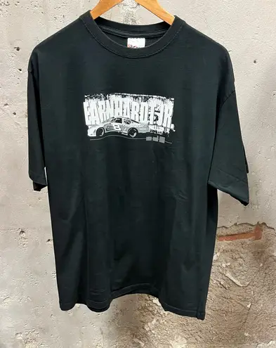Y2K Dale Earnhardt Jr. Black Double Sided Nascaar Racing T