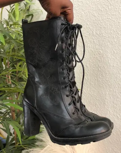 Arizona RARE Vintage Y2K Black leather Oxford Wingtip lace-up