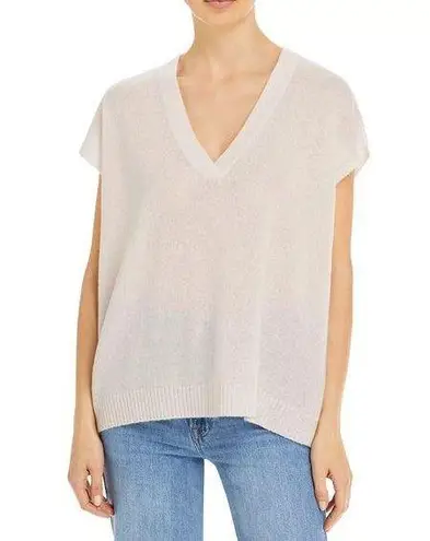 Cashmere Oversized Short Sleeve Sweater from C by Bloomingdale's Size S NWT $188 Pink