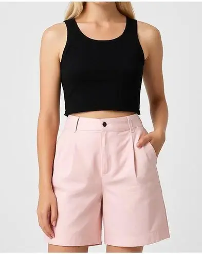 PALMETTO's Pink Vintage 1990's High Waisted Bermuda Shorts Size undefined