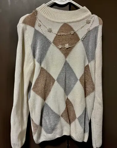 Vintage Havana Cream Knit Sweater