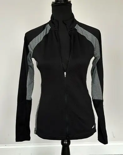 Avia Black and Grey Zip-up Sz XS