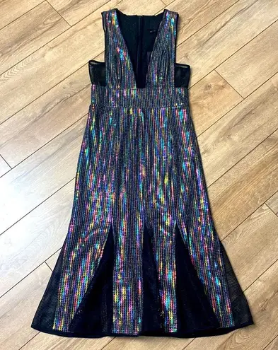 NBD NWT  x REVOLVE Cheryl Temples Rainbow Bright Sequin Dress