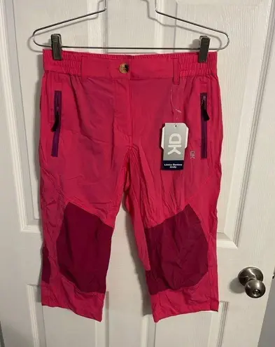 Little Donkey Andy Hiking Capris Size S New With Tags Hot Pink