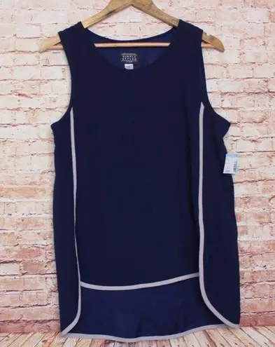 simply styled | Navy High/Low Tunic