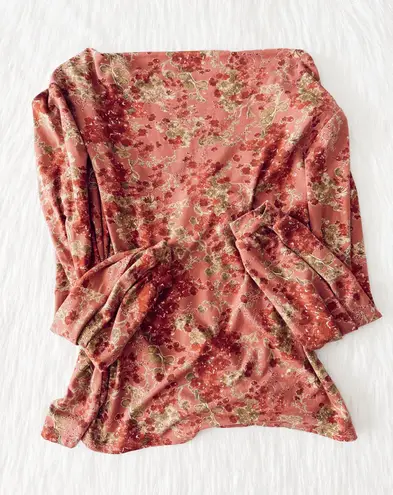 Buckle Black NWOT Floral Wide Cowl Neck Long Sleeve