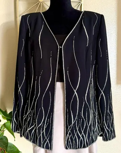 La Belle Black Formal Jacket Size 14