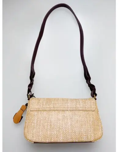 Etienne Aigner Vintage Paper Straw Mini Shoulder Bag Handbag Purse