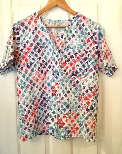 Medical Scrub Top Blue