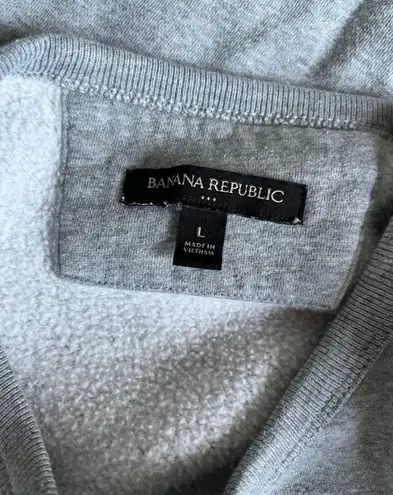 Banana Republic Grey Logo Crewneck