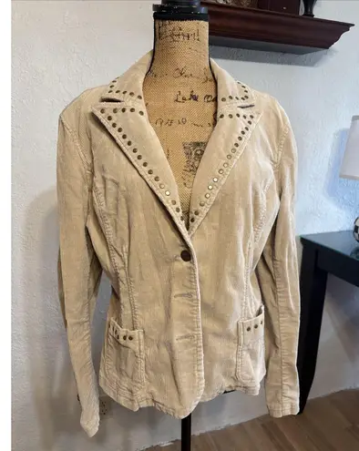 L.A. Blues Deluxe womens Corduroy Blazer Studded Corduroy XL