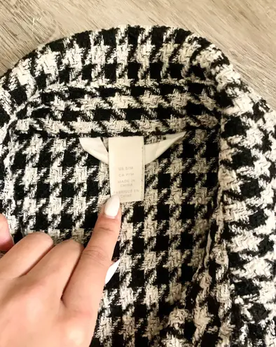 H&M Houndstooth Oversized Jacket Size S/M thumbnail 5
