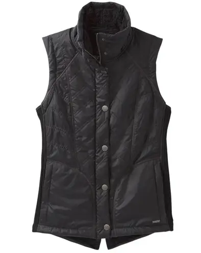 prAna  Black Diva Sherpa Lined Sleeveless Vest